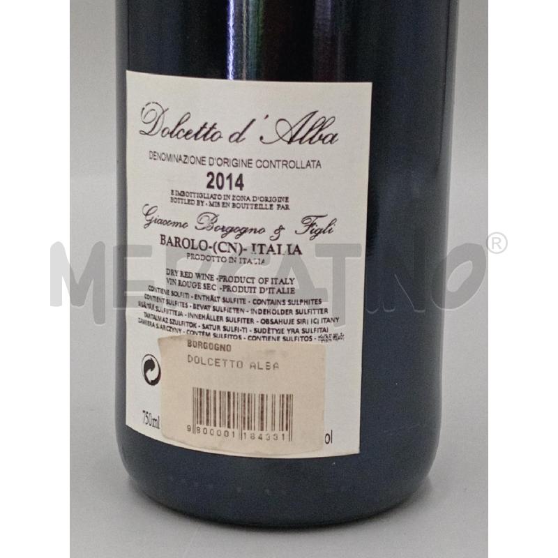 VINO DOLCETTO D'ALBA BORGOGNO 2014 | Mercatino dell'Usato Moncalieri bengasi 5