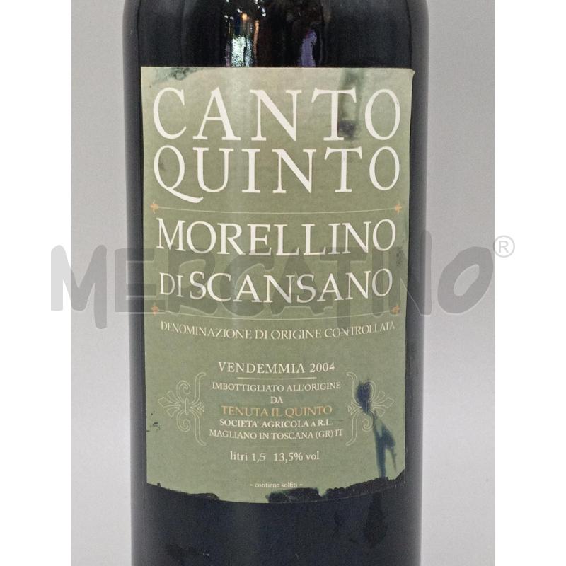 VINO MORELLINO DI SCANSANO CANTO QUINTO 1.5 LT | Mercatino dell'Usato Moncalieri bengasi 2