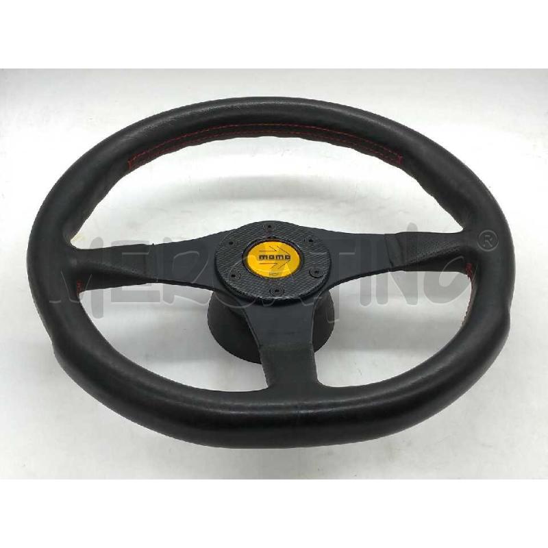 VOLANTE 3 RAZZE MOMO MADE IN ITALY D35 RIVESTIMENTO IN PELLE | Mercatino dell'Usato Moncalieri bengasi 1