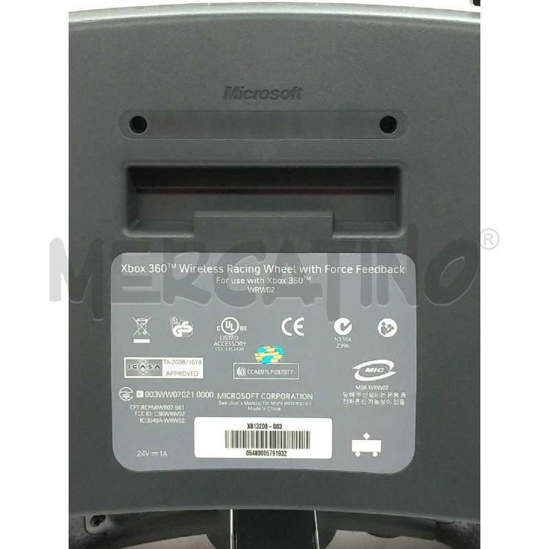 VOLANTE E PEDALIERA GIOCO XBOX 360  | Mercatino dell'Usato Moncalieri bengasi 4