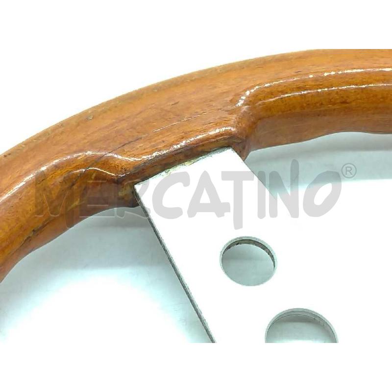 VOLANTE TRE RAZZE O.B.A. MADE IN ITALY IN RADICA SENZA MOZZO DIAMETRO CM 33 | Mercatino dell'Usato Moncalieri bengasi 3