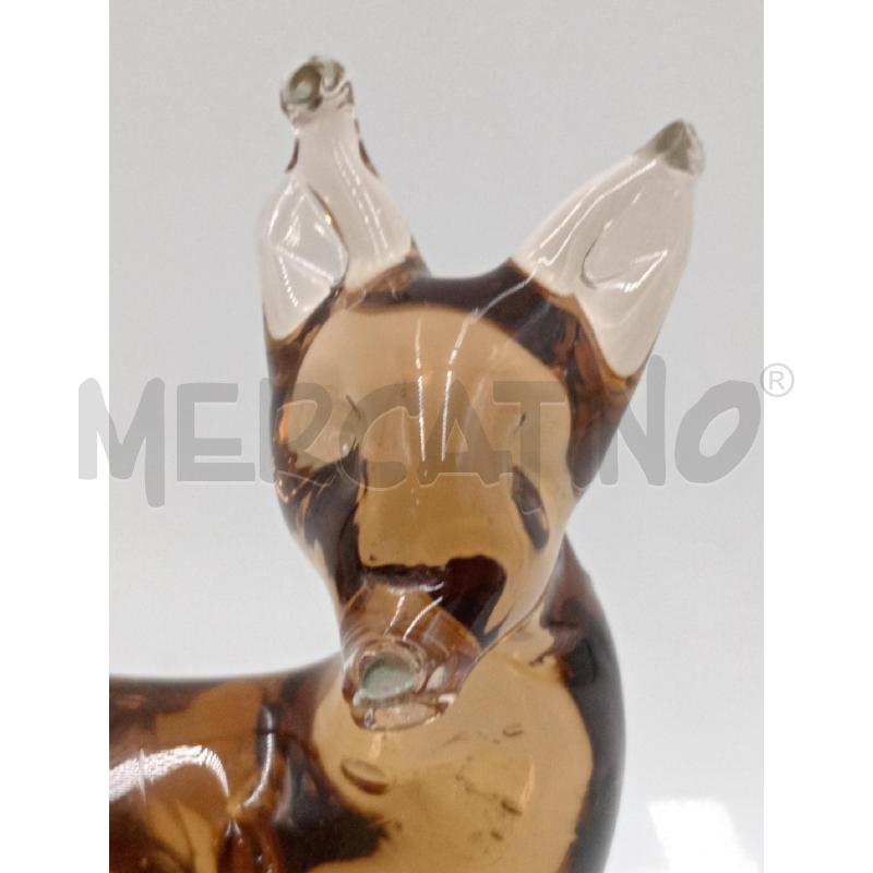 VOLPE VETRO SOFFIATO CM 18 X 12 | Mercatino dell'Usato Moncalieri bengasi 3
