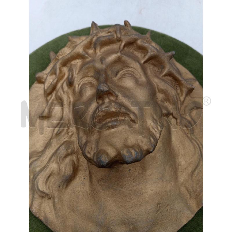 VOLTO  CRISTO METALLO CM 19 | Mercatino dell'Usato Moncalieri bengasi 2