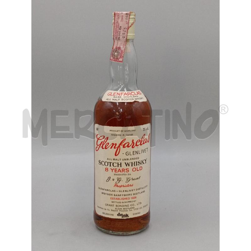 WHISKY GLENFARCLAS 8 YEARS OLD 75CL 40°  | Mercatino dell'Usato Moncalieri bengasi 1
