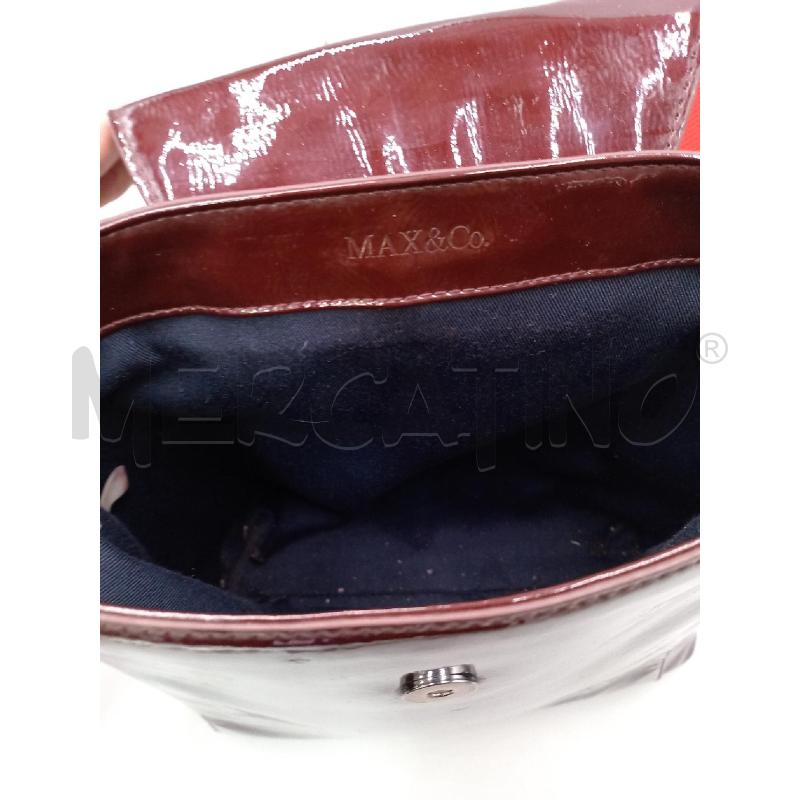 ZAINETTO DONNA MAX & CO BORDEAUX VERNICE | Mercatino dell'Usato Moncalieri bengasi 5