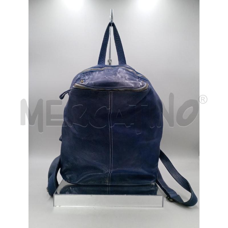 ZAINO DONNA BLU PELLE | Mercatino dell'Usato Moncalieri bengasi 1