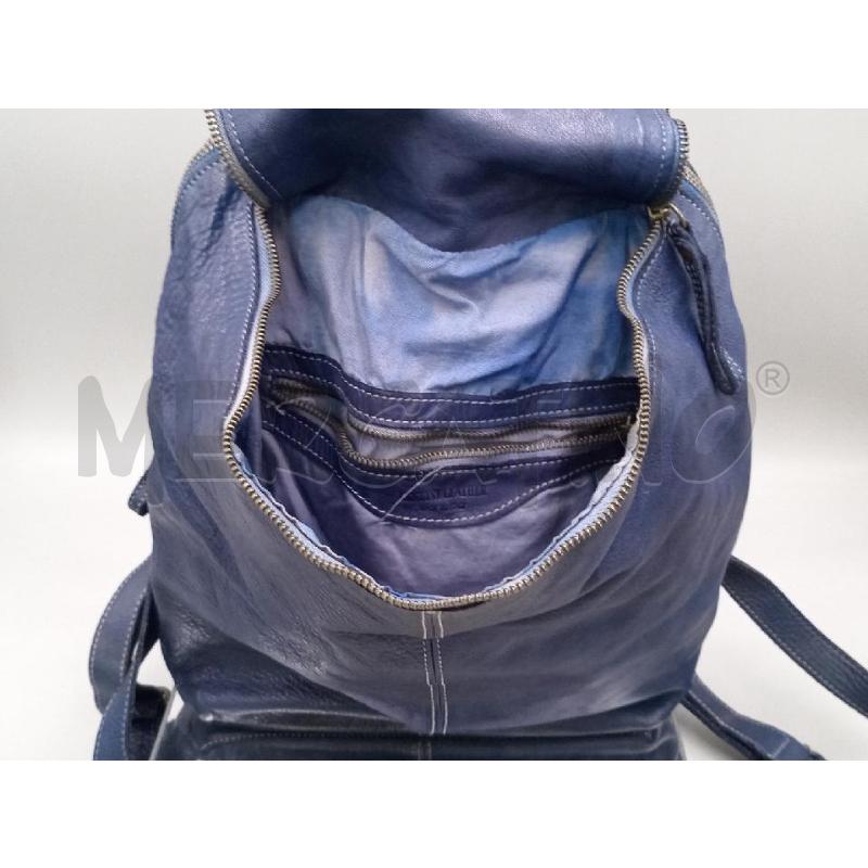 ZAINO DONNA BLU PELLE | Mercatino dell'Usato Moncalieri bengasi 2