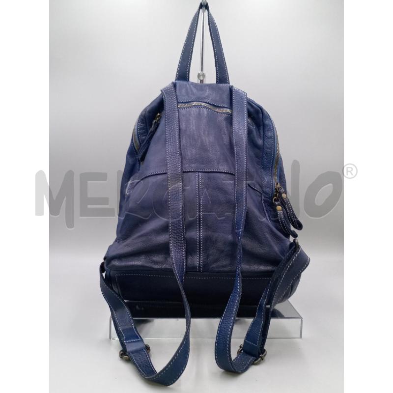 ZAINO DONNA BLU PELLE | Mercatino dell'Usato Moncalieri bengasi 3