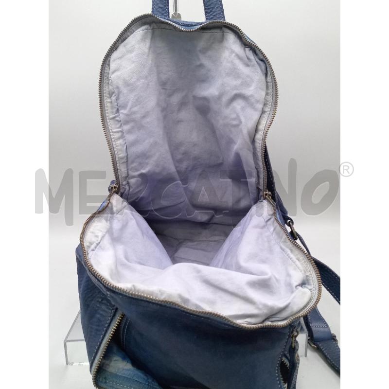 ZAINO DONNA BLU PELLE | Mercatino dell'Usato Moncalieri bengasi 4