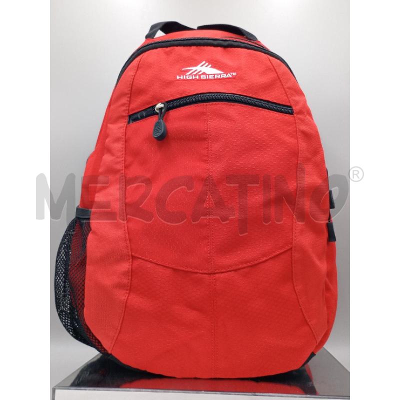 ZAINO HIGH SIERRA ROSSO | Mercatino dell'Usato Moncalieri bengasi 1