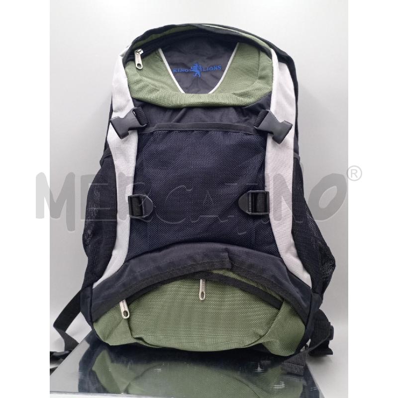 ZAINO KING LION VERDE NERO | Mercatino dell'Usato Moncalieri bengasi 1