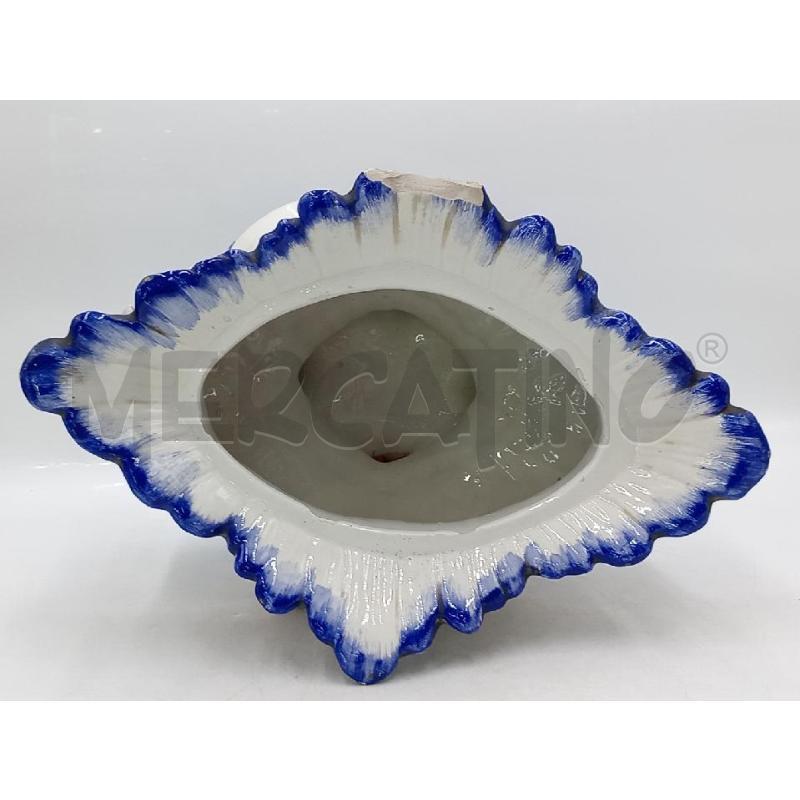 ZUPPIERA CENTROTAVOLA CERAMICA SBECCATA CAPOMONTE | Mercatino dell'Usato Moncalieri bengasi 3
