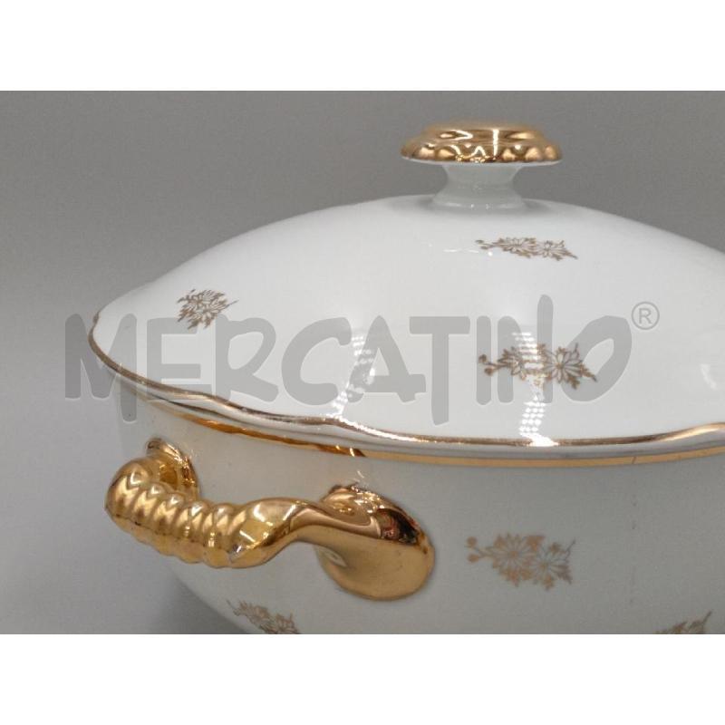 ZUPPIERA GINORI CERAMICA FIORI DORATO | Mercatino dell'Usato Moncalieri bengasi 2