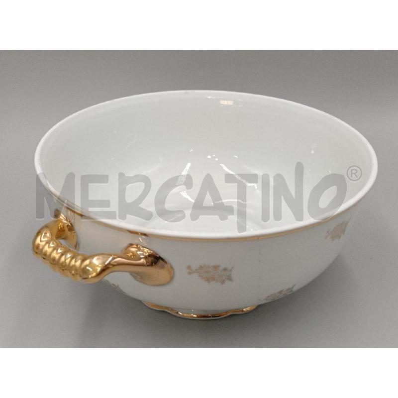 ZUPPIERA GINORI CERAMICA FIORI DORATO | Mercatino dell'Usato Moncalieri bengasi 3
