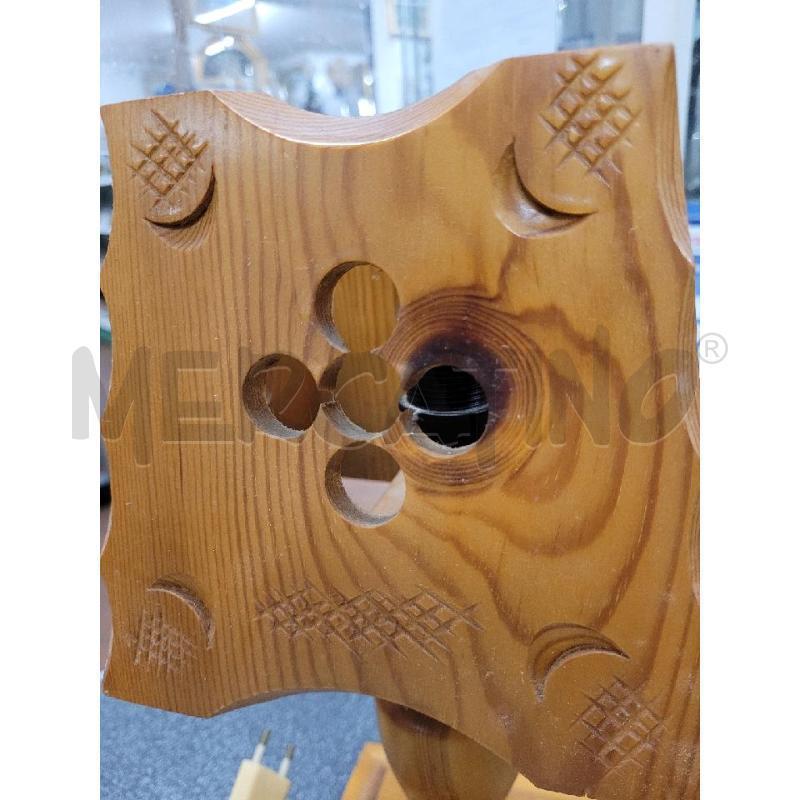 ABAT JOUR LEGNO PINO ARTIGIANALI 33X17X17 | Mercatino dell'Usato Frossasco 2