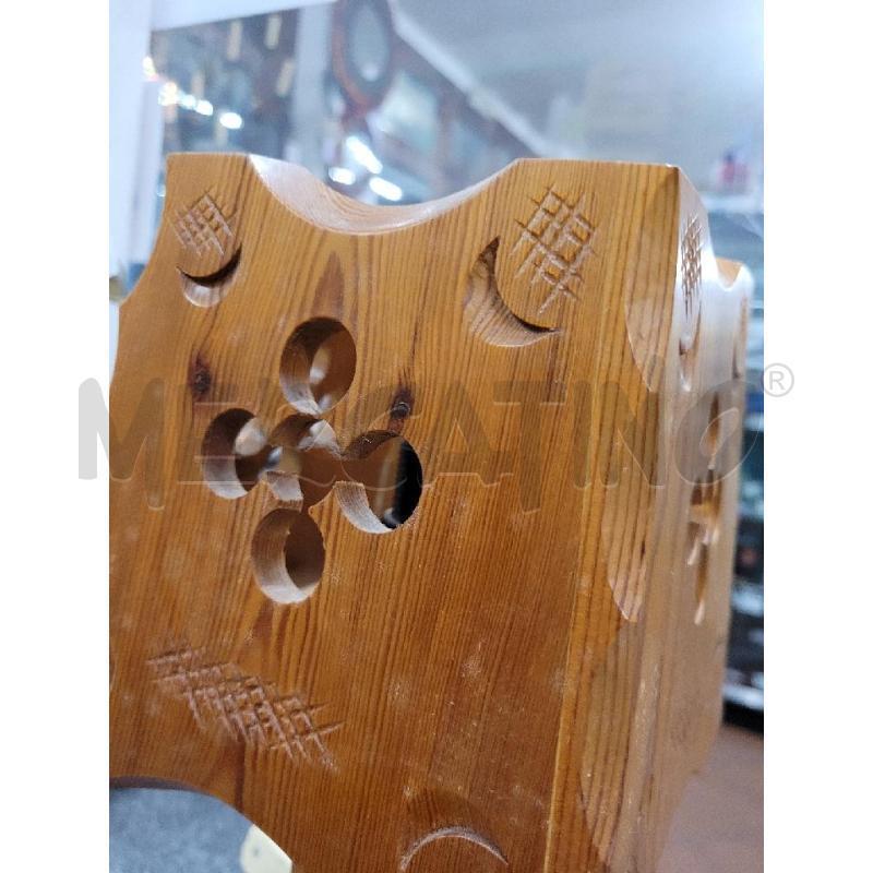 ABAT JOUR LEGNO PINO ARTIGIANALI 35X17X17 | Mercatino dell'Usato Frossasco 2