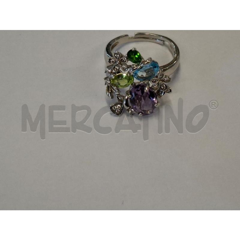 ANELLO DONNA LAM BRILL COL FIORELLINI | Mercatino dell'Usato Frossasco 3