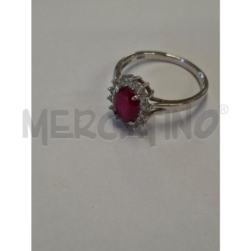 ANELLO DONNA LAM BRILL ROSSO/BCO | Mercatino dell'Usato Frossasco 1