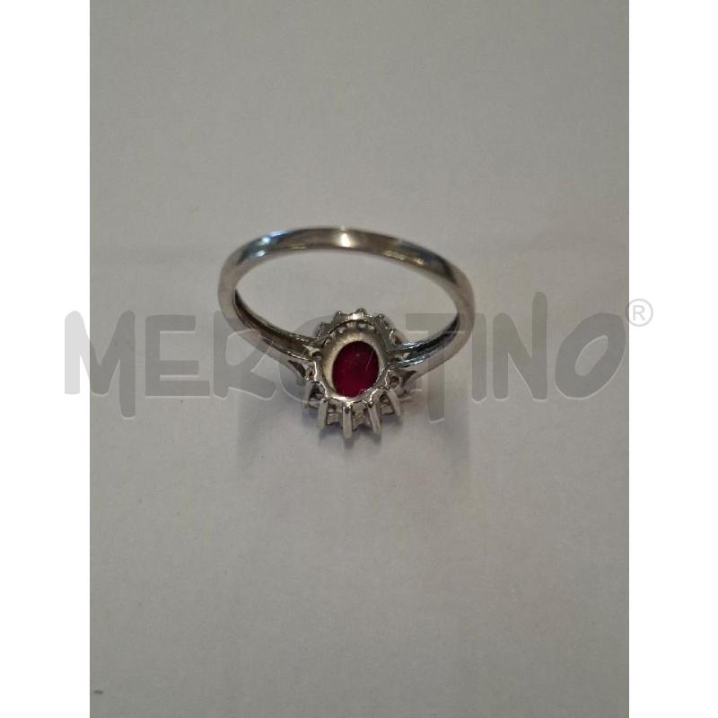 ANELLO DONNA LAM BRILL ROSSO/BCO | Mercatino dell'Usato Frossasco 2