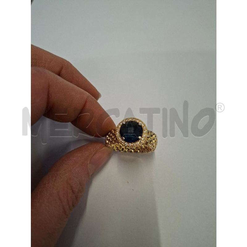 ANELLO DONNA LAM DOR PIETRA BLU | Mercatino dell'Usato Frossasco 3