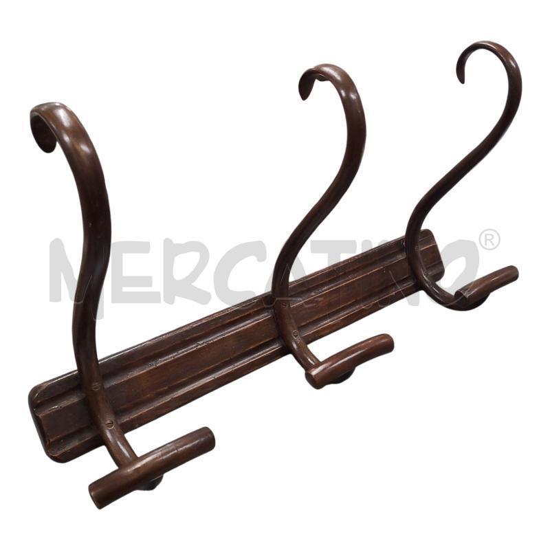 APPENDI ABITI L50 3P LEGNO SCURO THONET | Mercatino dell'Usato Frossasco 1