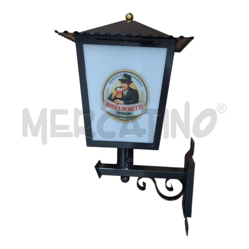 APPLIQUE LANTERNA BIRRA MORETTI | Mercatino dell'Usato Frossasco 1