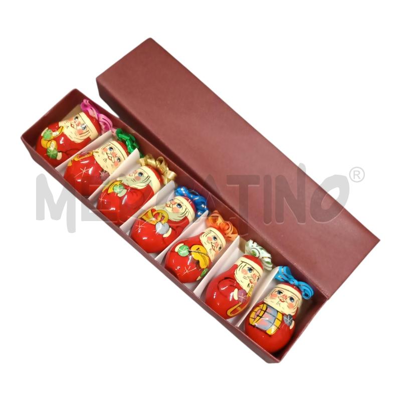 BABBO NATALE PZ.7 LEGNO COL | Mercatino dell'Usato Frossasco 1