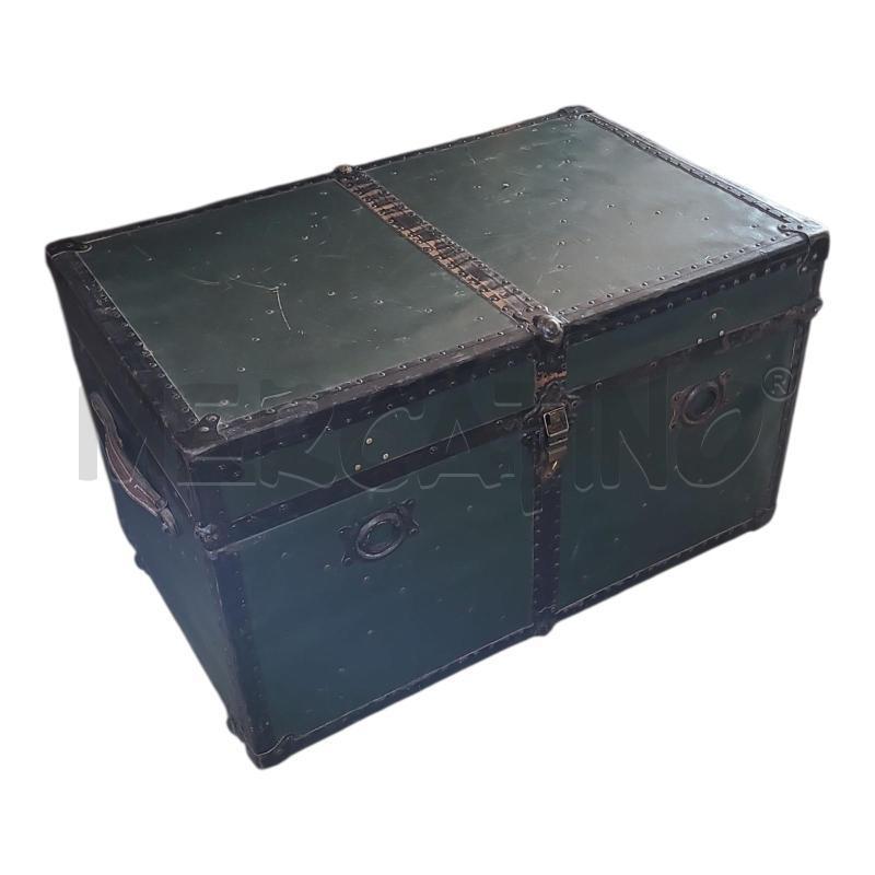 BAULE VERDE/MET NERO 80X50X48 | Mercatino dell'Usato Frossasco 1