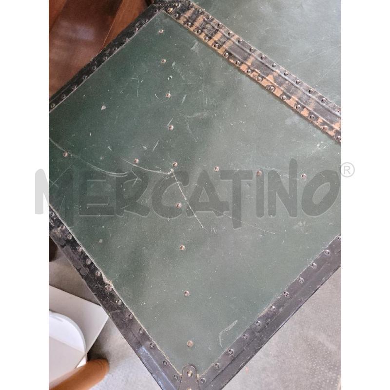 BAULE VERDE/MET NERO 80X50X48 | Mercatino dell'Usato Frossasco 2