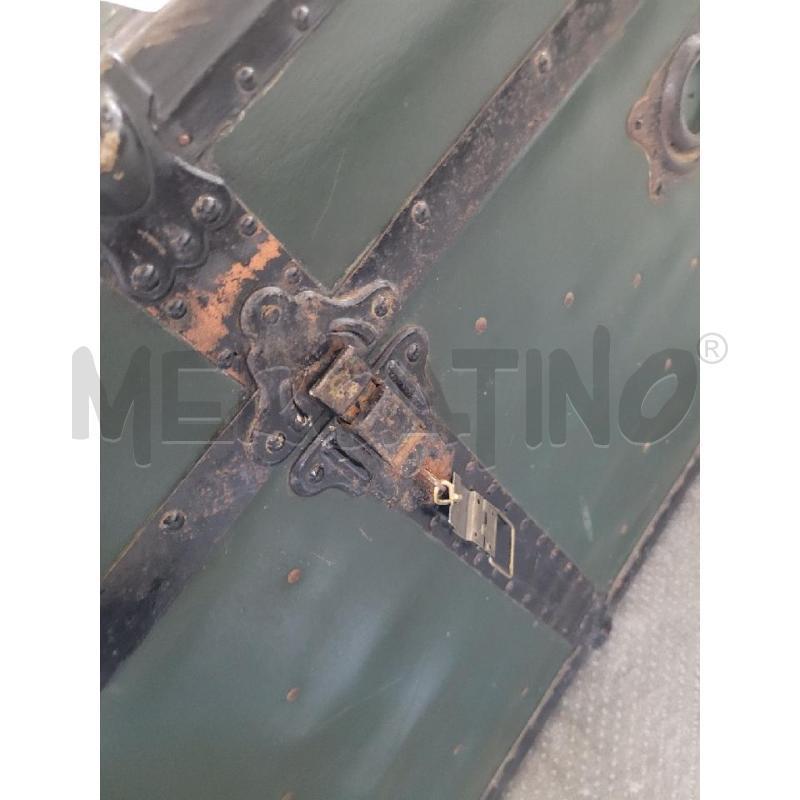 BAULE VERDE/MET NERO 80X50X48 | Mercatino dell'Usato Frossasco 5