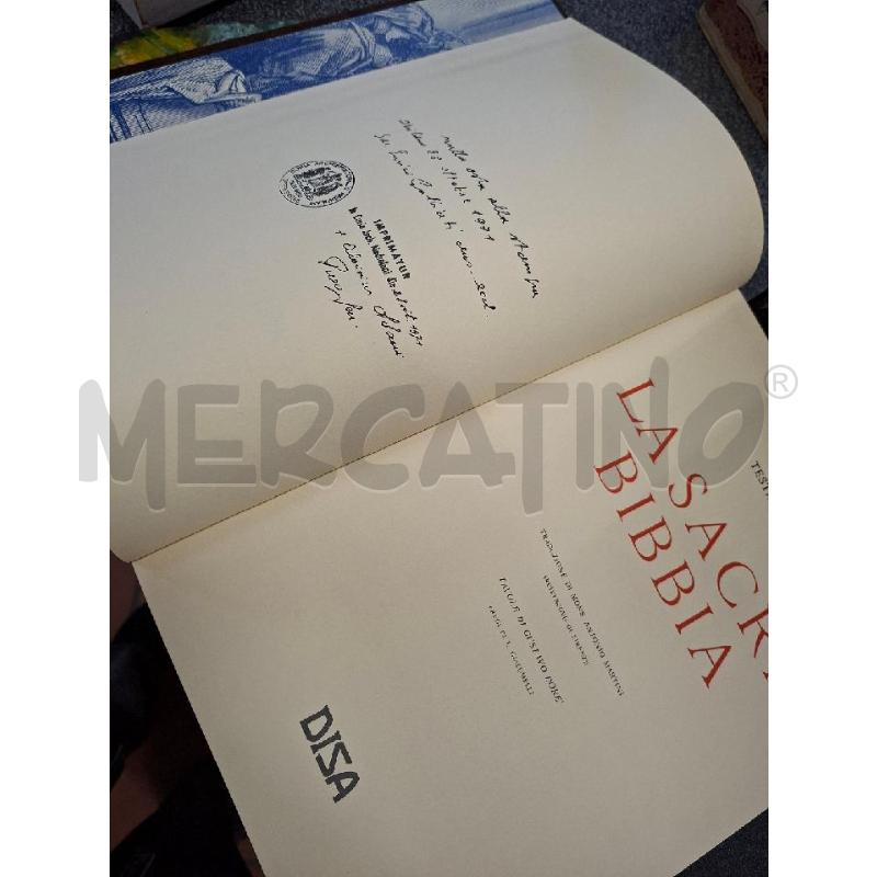 BIBBIA 4VOLUMI DISA  | Mercatino dell'Usato Frossasco 4