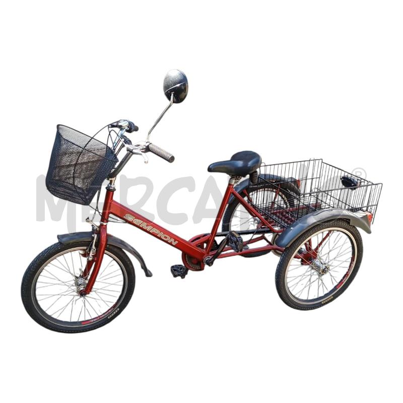 BICI 3RUOTE ROSSA SEMPION | Mercatino dell'Usato Frossasco 1