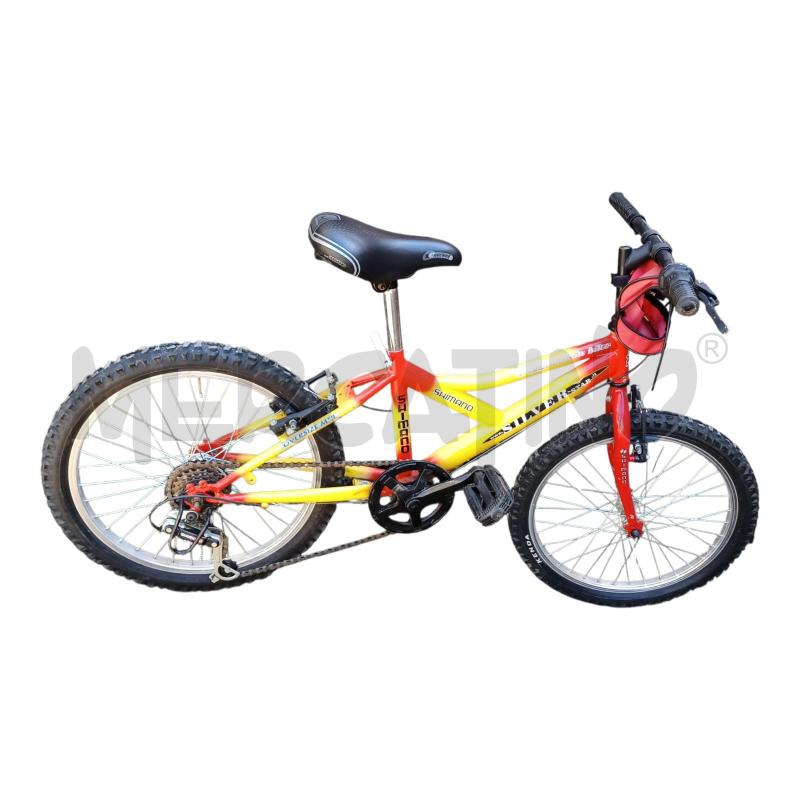 BICI BIMBO MTB 20P ROSSO/GIALLO SILVER | Mercatino dell'Usato Frossasco 1