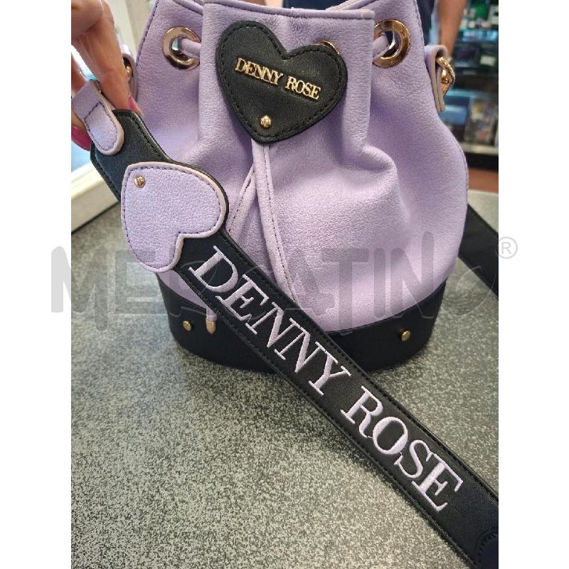 BORSA/SACCA DONNA LILLA NERA DENNY ROSE DIFETTO | Mercatino dell'Usato Frossasco 3
