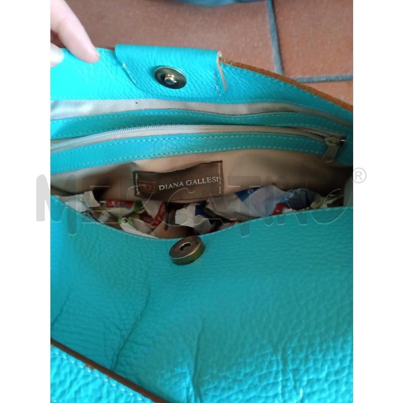 BORSA DONNA 1MANICI TRAC PELLE AZZ DIANA GALLESI | Mercatino dell'Usato Frossasco 3