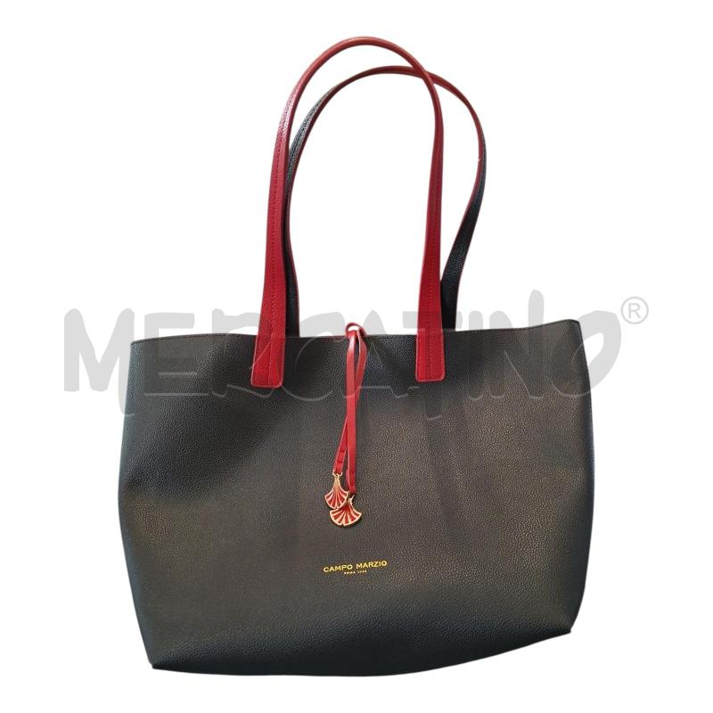 BORSA DONNA 2MAN NERA/ROSSA CAMPO MARZIO 44X30X10 | Mercatino dell'Usato Frossasco 1