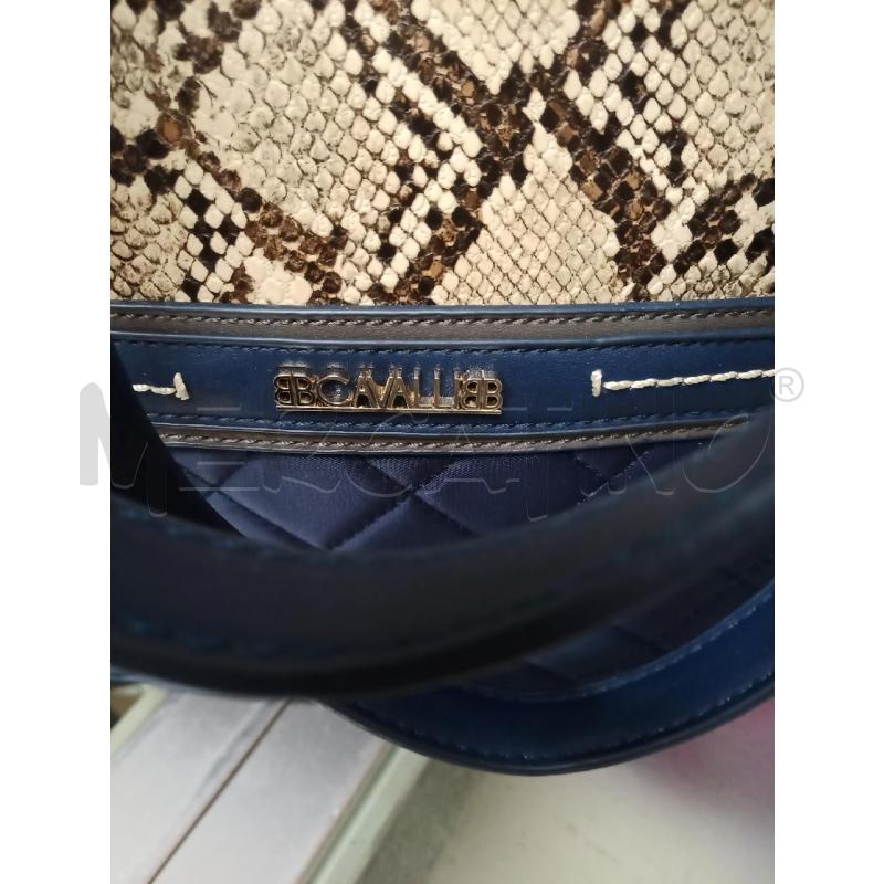 BORSA DONNA 2MAN+TRAC FANT BLU BCAVALLI | Mercatino dell'Usato Frossasco 2