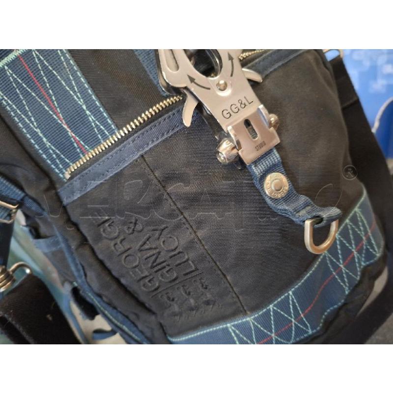 BORSA DONNA 2MAN+TRAC NERA/BLU GG&L 35X35X10 | Mercatino dell'Usato Frossasco 2