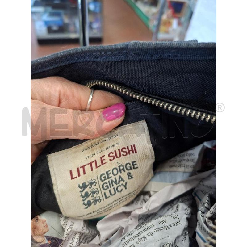 BORSA DONNA 2MAN+TRAC NERA/BLU GG&L 35X35X10 | Mercatino dell'Usato Frossasco 3
