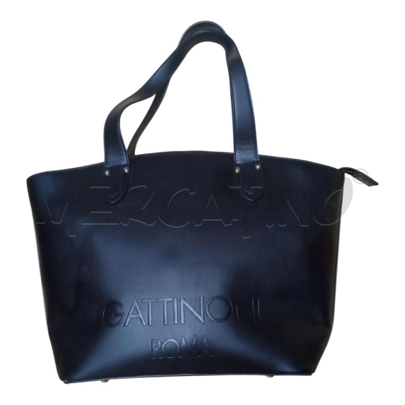 BORSA DONNA 2MAN+TRAC NERA GATTINONI | Mercatino dell'Usato Frossasco 1