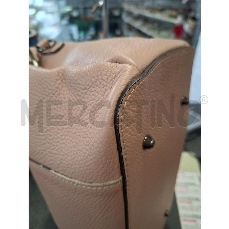 BORSA DONNA 2MAN+TRAC PELLE BEIGE A.LUCHINI 35X14X22 | Mercatino dell'Usato Frossasco 4