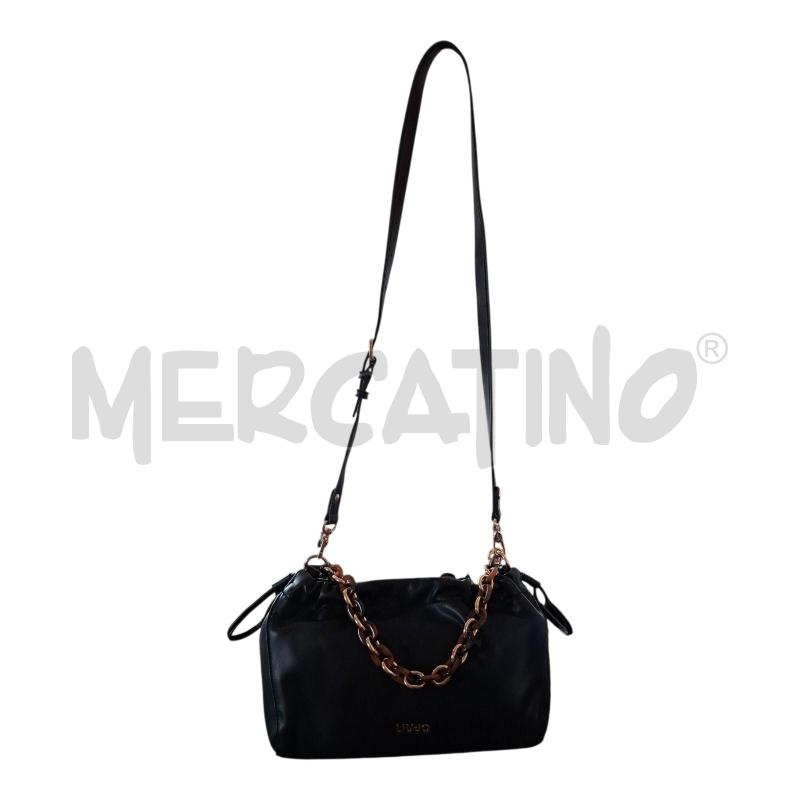 BORSA DONNA TRAC+ CATENA NERA LIU JO | Mercatino dell'Usato Frossasco 1