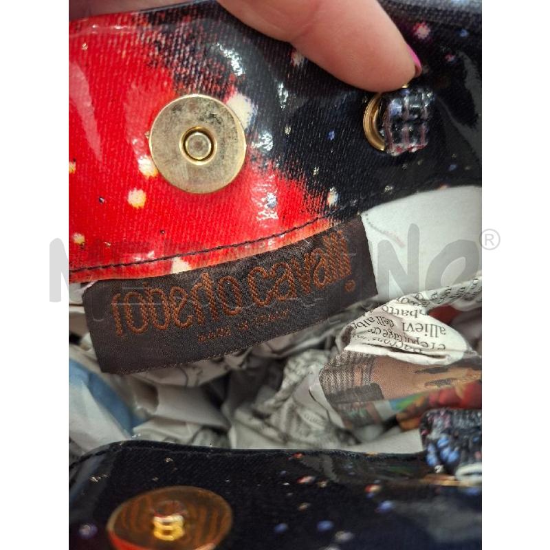 BORSETTA DONNA ROBERTO CAVALLI FANT NERA ROSSA | Mercatino dell'Usato Frossasco 3