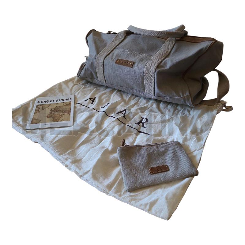 BORSONE TELA BEIGE 50X21X28 2MAN+TRAC AFAR | Mercatino dell'Usato Frossasco 1
