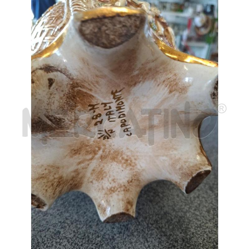 BROCCA CER PUTTI BCA/DORATA H37 CAPODIMONTE  | Mercatino dell'Usato Frossasco 4
