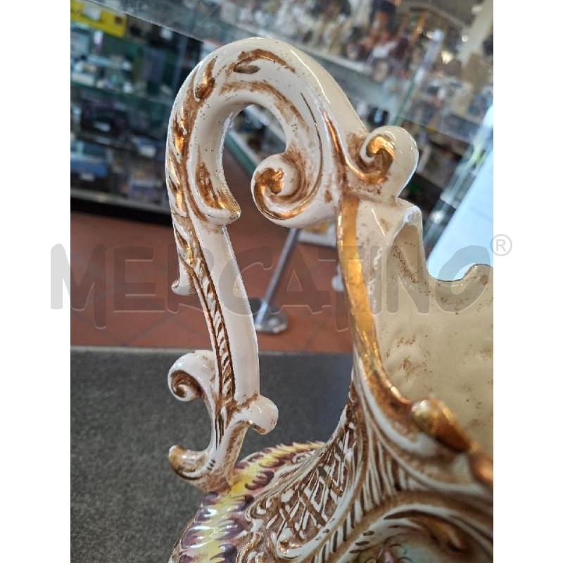BROCCA CER PUTTI BCA/DORATA H37 CAPODIMONTE  | Mercatino dell'Usato Frossasco 5