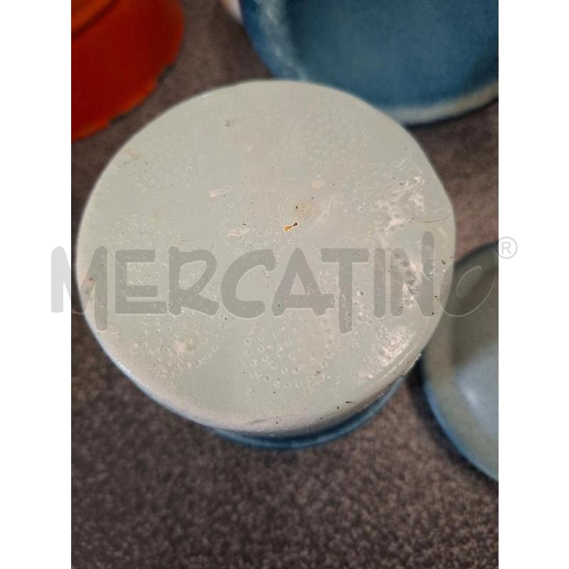 CAFFETTIERA FRANCESE H25 LATTA DIPINTA AZZ OCHETTE | Mercatino dell'Usato Frossasco 5