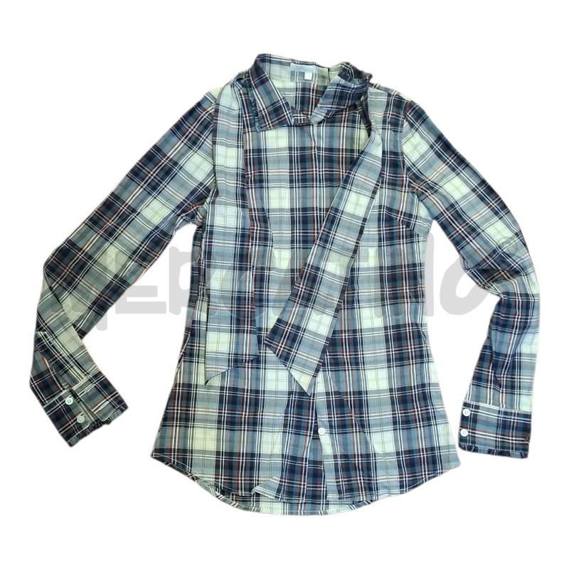 CAMICIA DONNA JAGGYROSE QUADRI VDE BEIGE TG.38 | Mercatino dell'Usato Frossasco 1