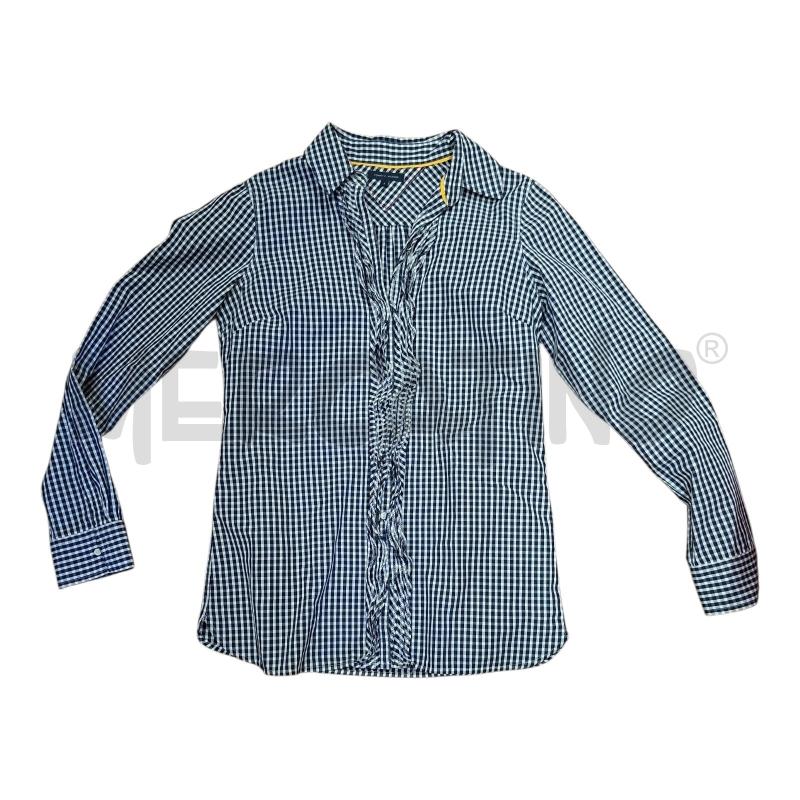 CAMICIA DONNA TOMMY HILFIGER QUADR BLU | Mercatino dell'Usato Frossasco 1