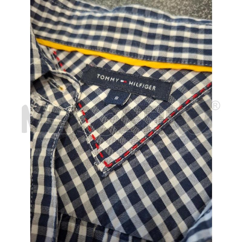 CAMICIA DONNA TOMMY HILFIGER QUADR BLU | Mercatino dell'Usato Frossasco 2